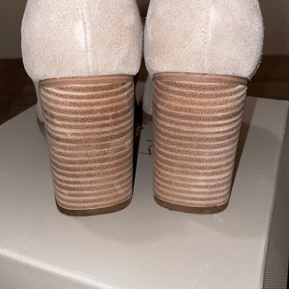 Marc Fisher Oshay Cloud Suede Neutral Boot Bootie - size 9.5 - Picture 4 of 6